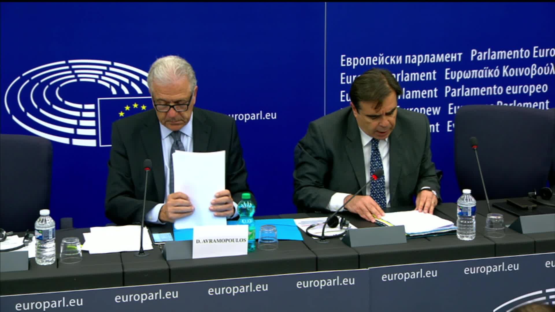 Read-out of the College meeting and press conference by Dimitris AVRAMOPOULOS on Migration (Asylum and Migration Fund), Border Management (Integrated Border Management Fund)