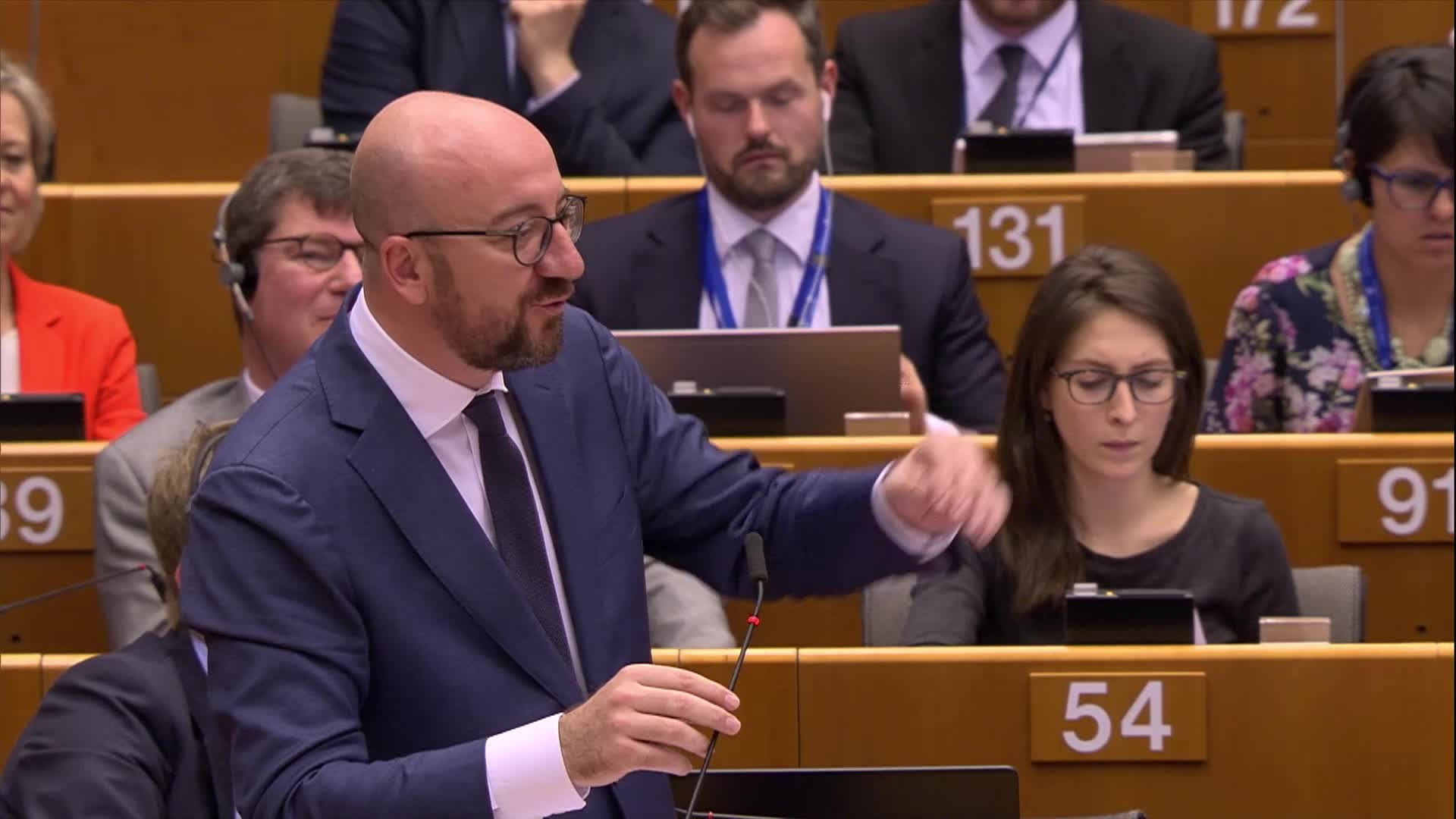 (18) EP Plenary session Debate with the Prime Minister of Belgium, Charles MICHEL, on the Future of Europe: last statement by Charles MICHEL, Prime Minister of Belgium (11:26 - 11:35)