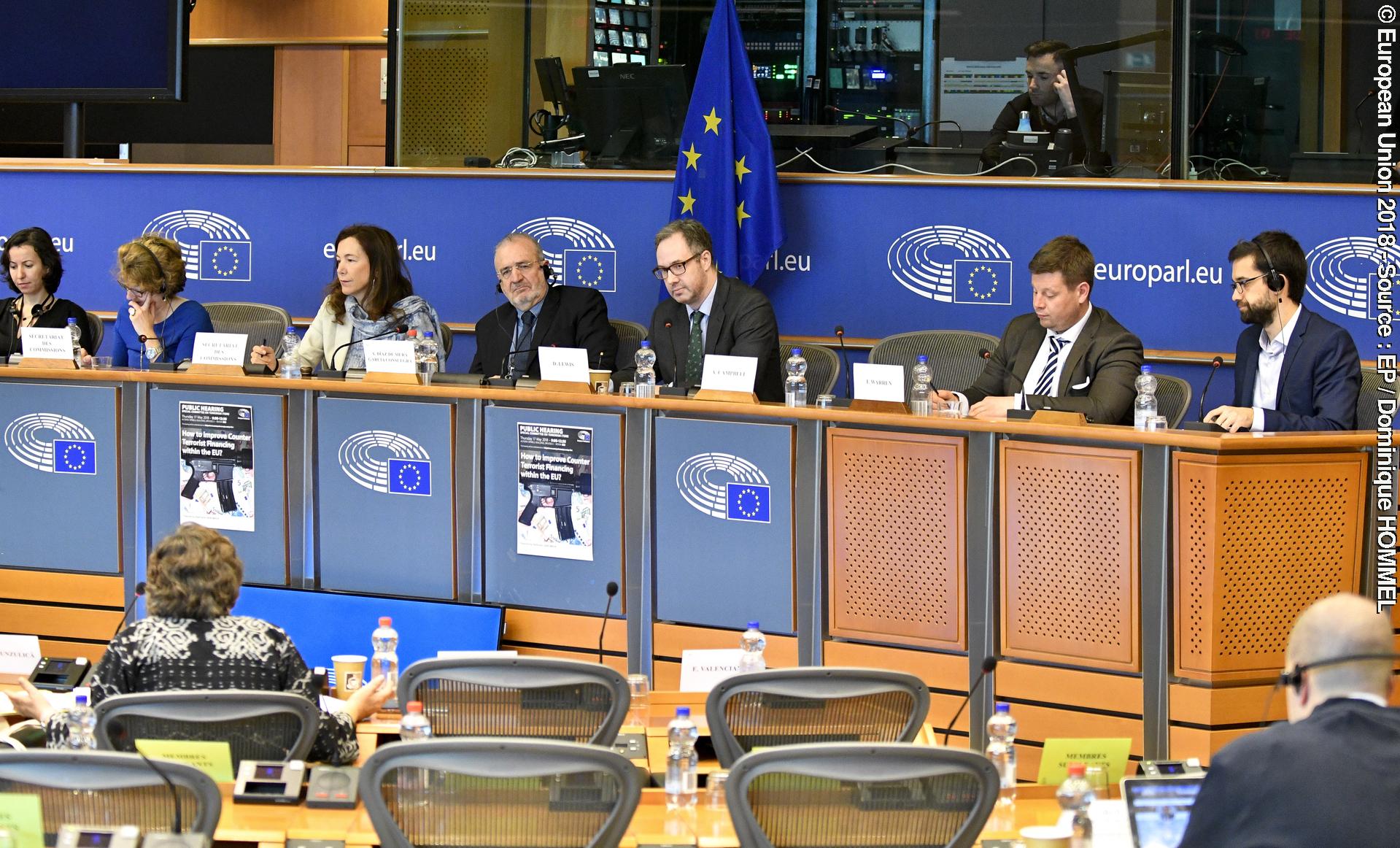 Foto 1: TERR public hearing - ' How to improve Counter Terrorist Financing within the EU ? '