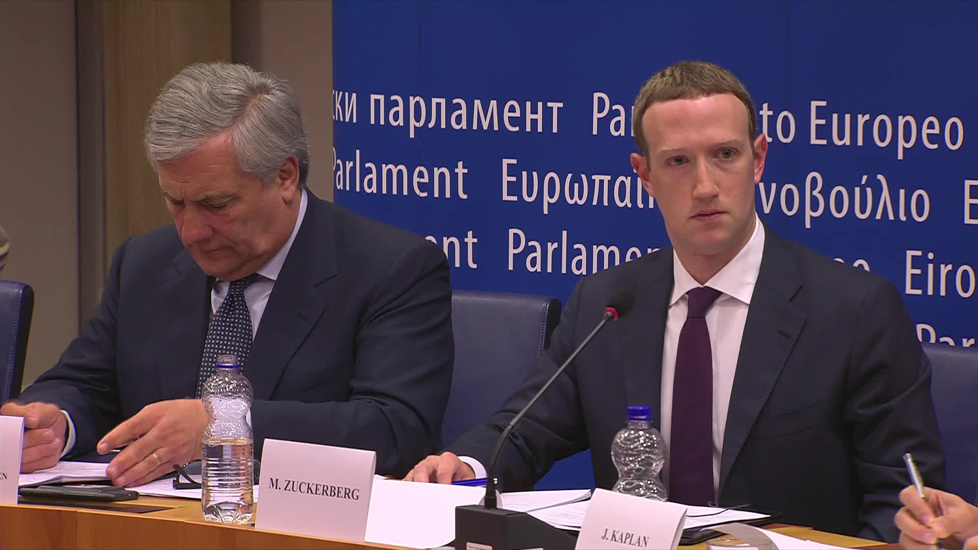 Statement by Diane DODDS (NI, UK) at the EP Conference of Presidents - Meeting with Mark ZUCKERBERG, Founder and CEO of Facebook