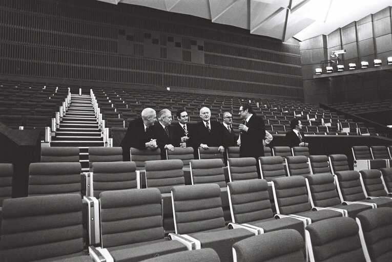 Fotografija 2: 1976-02 - Visit of the Palais de la Musique et des Congres (PMC) - Strasbourg