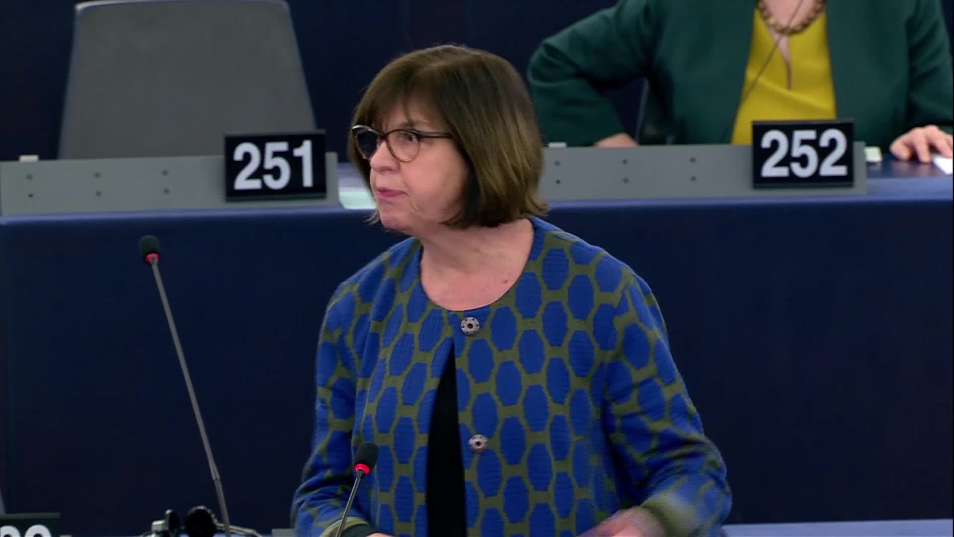 (06) EP Plenary session - Topical debate on Russia - the influence of propaganda on EU countries. Round of political group speakers: Rebecca HARMS (Greens/EFA, DE) (15:32 - 15:35)