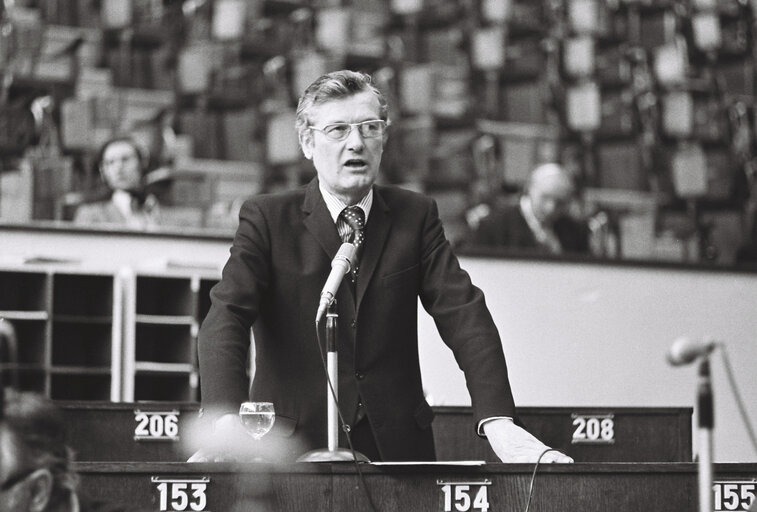 Jan DE KONING in Plenary session Strasbourg february 1976