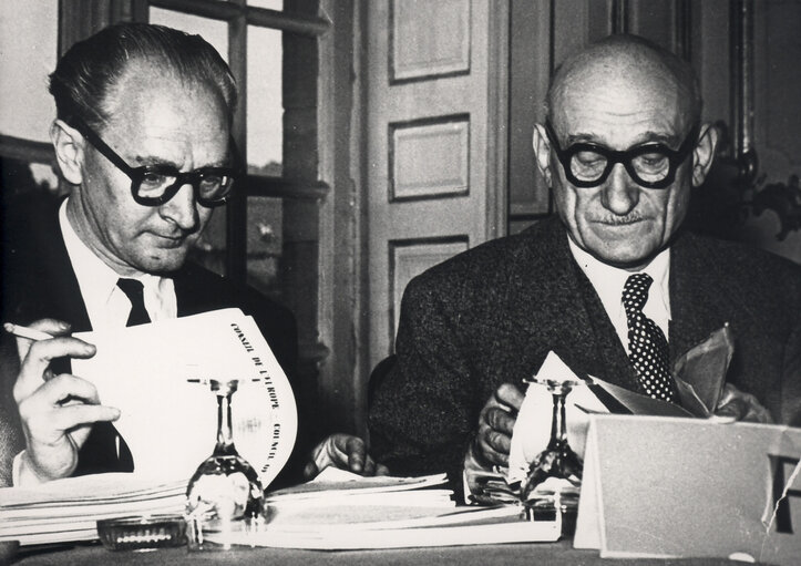 Robert SCHUMAN in the 1950s