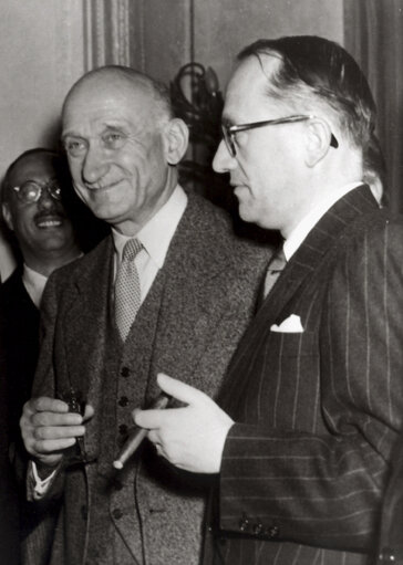 Robert SCHUMAN in the 1950s