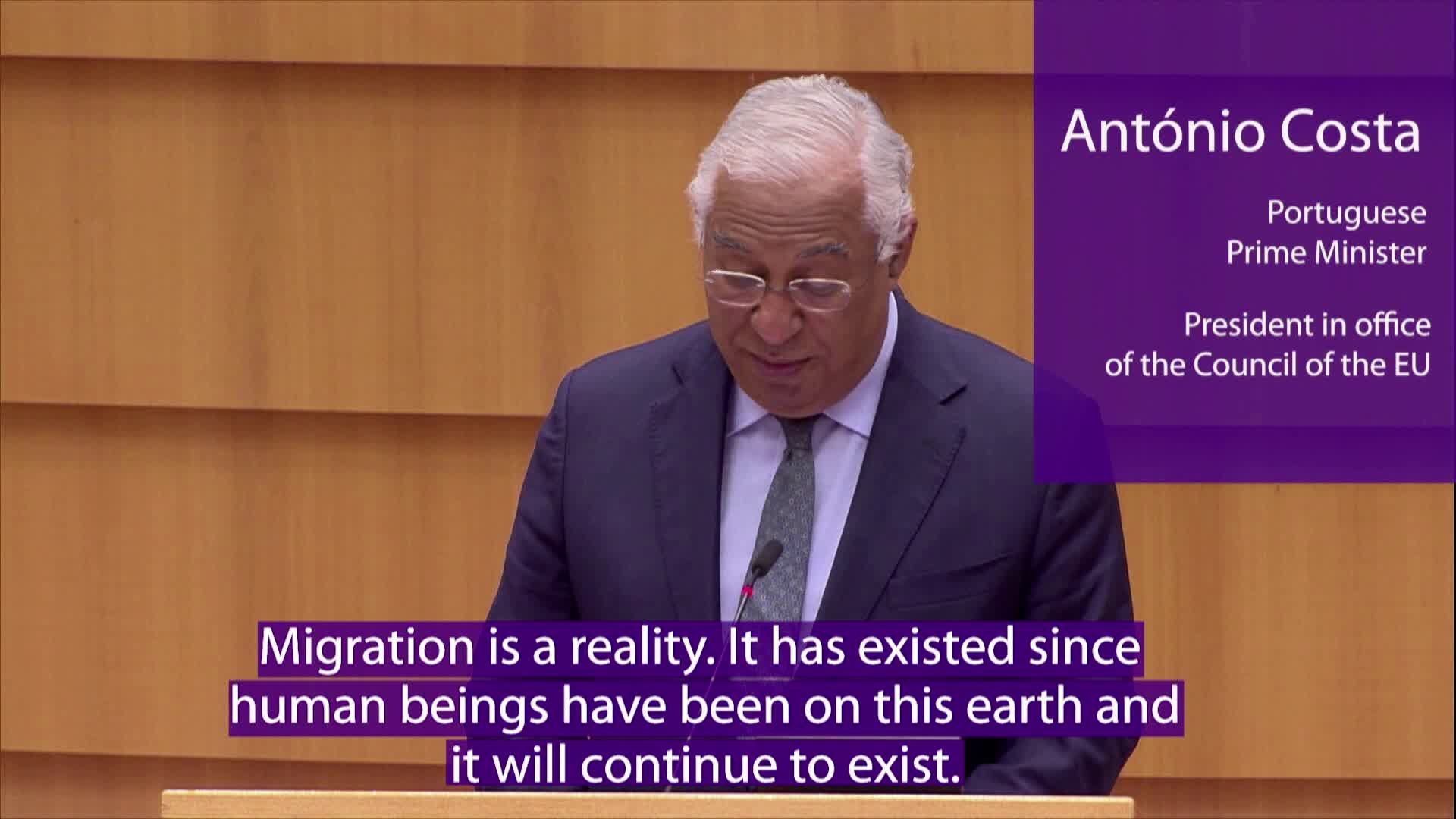 Second High-level Interparliamentary Conference on Migration and Asylum: Opening session with introductory video and welcoming speech by David Sassoli, European Parliament President