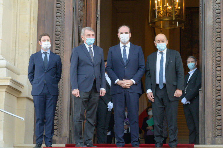 Fotografie 4: EP Conference of Presidents meets with the incoming French Presidency of the Council - Meeting with french governement