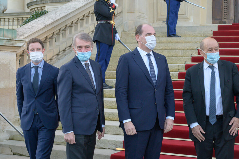 Fotografie 7: EP Conference of Presidents meets with the incoming French Presidency of the Council - Meeting with french governement