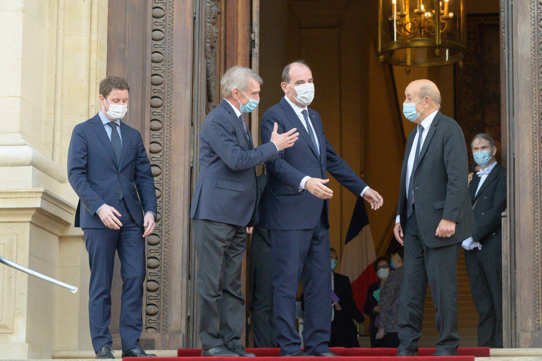 Fotografie 5: EP Conference of Presidents meets with the incoming French Presidency of the Council - Meeting with french governement