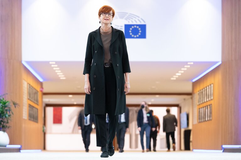 Valokuva 9: Elzbieta RAFALSKA in the EP in Brussels