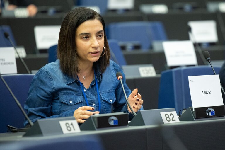 Fotografie 6: Sakharov Prize Award Week 2021 - AFET extraordinary meeting - Exchange of views with Daria Navalnaya, daughter of Alexei Navalny, the 2021 Sakharov prize laureate, and Leonid Volkov, chief of Staff of Alexei Navalny