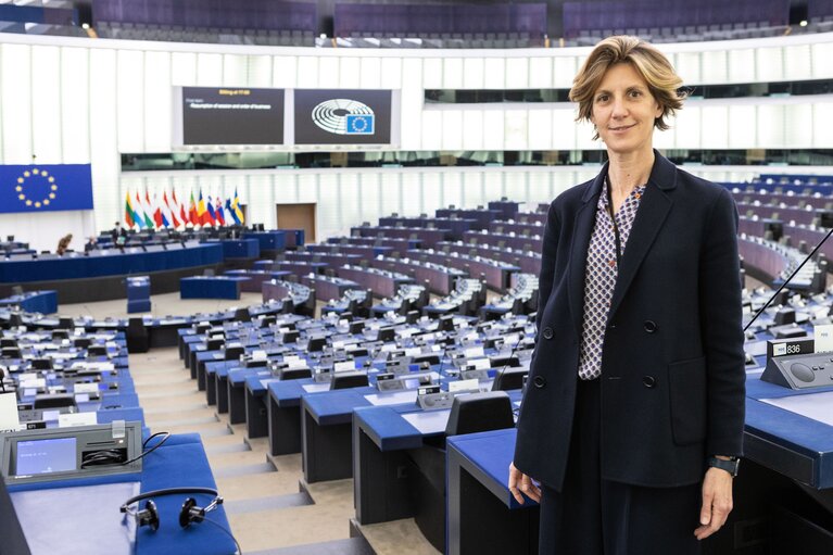 Camilla LAURETI in the EP in Strasbourg