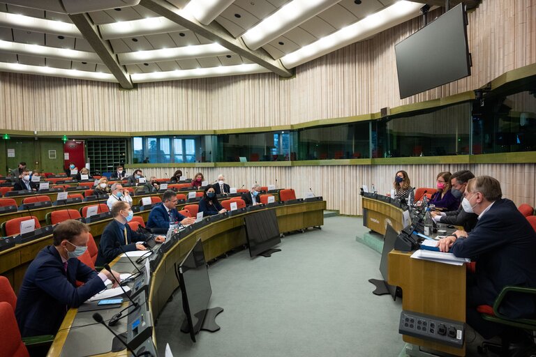 Photo 13 : United Kingdom Contact Group - Exchange of views with Maros SEFCOVIC, Commissioner for Interinstitutional Relations and Foresight and co-Chair of the Joint Committee on the Implementation of the Withdrawal Agreement