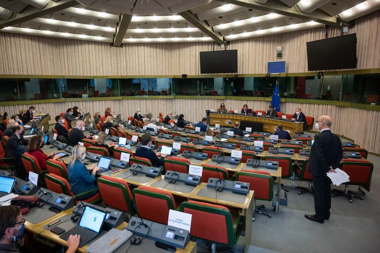 Photo 12 : United Kingdom Contact Group - Exchange of views with Maros SEFCOVIC, Commissioner for Interinstitutional Relations and Foresight and co-Chair of the Joint Committee on the Implementation of the Withdrawal Agreement