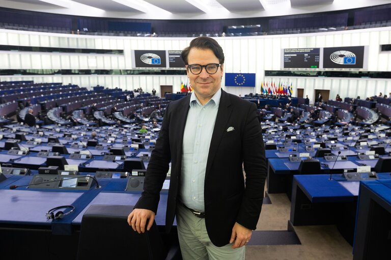 Fotografia 14: Ville NIINISTÖ in the EP in Strasbourg