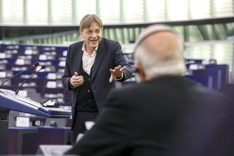 Fotografi 35: EP Plenary session - EU-Russia relations, European security and Russia’s military threat against Ukraine