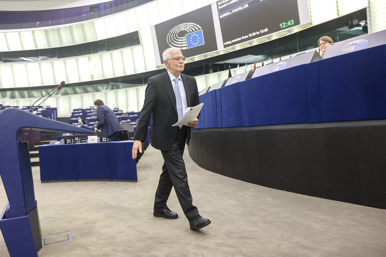 Fotografi 19: EP Plenary session - EU-Russia relations, European security and Russia’s military threat against Ukraine