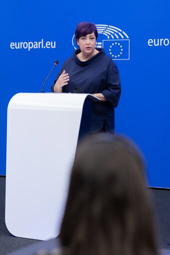 Φωτογραφία 29: Press conference on the Rule of Law conditionality: EU Court ruling on the annulment request by Hungary and Poland