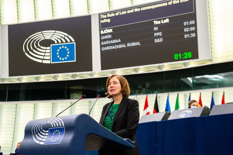 Fotografija 14: EP Plenary session - The Rule of Law and the consequences of the ECJ ruling