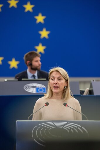 Fotografia 10: EP Plenary session- The EU priorities for the 66th session of the UN Commission on the Status of Women