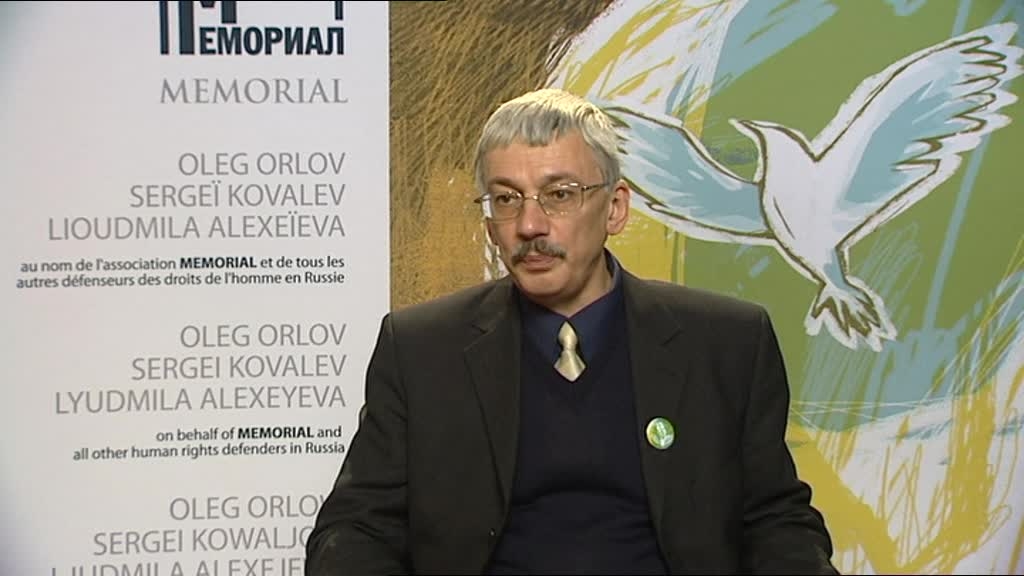 Interview by Oleg ORLOV on behalf of MEMORIAL, Sakharov Prize 2009 Winner