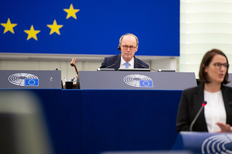 Photo 12 : EP Plenary Session - Stockating of the European Year of rail