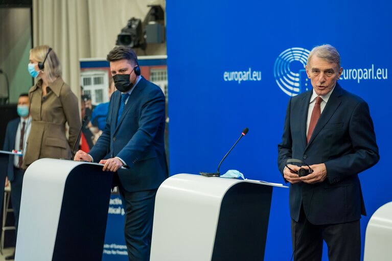 Φωτογραφία 31: Sakharov Prize Award Week 2021 - Press Conference