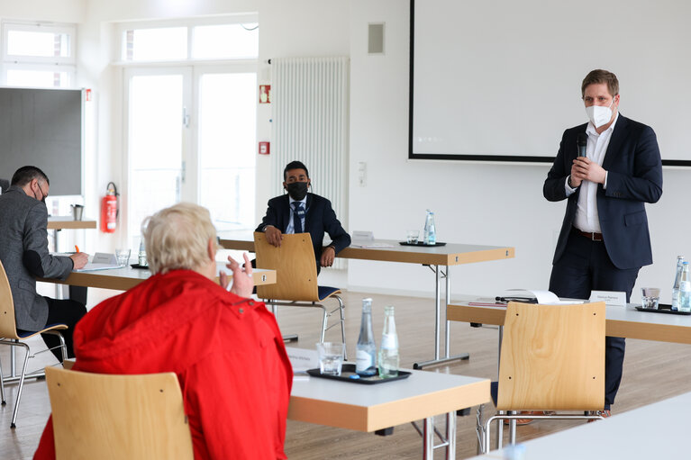 Φωτογραφία 9: REGI mission to the Flood-affected areas in Germany - Meeting with the Mayor of Euskirchen