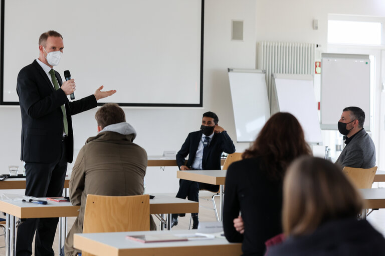 Φωτογραφία 8: REGI mission to the Flood-affected areas in Germany - Meeting with the Mayor of Euskirchen