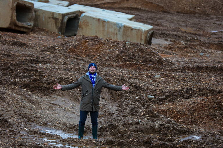 Photo 3: REGI mission to the Flood-affected areas in Germany - Crater in Erfstadt