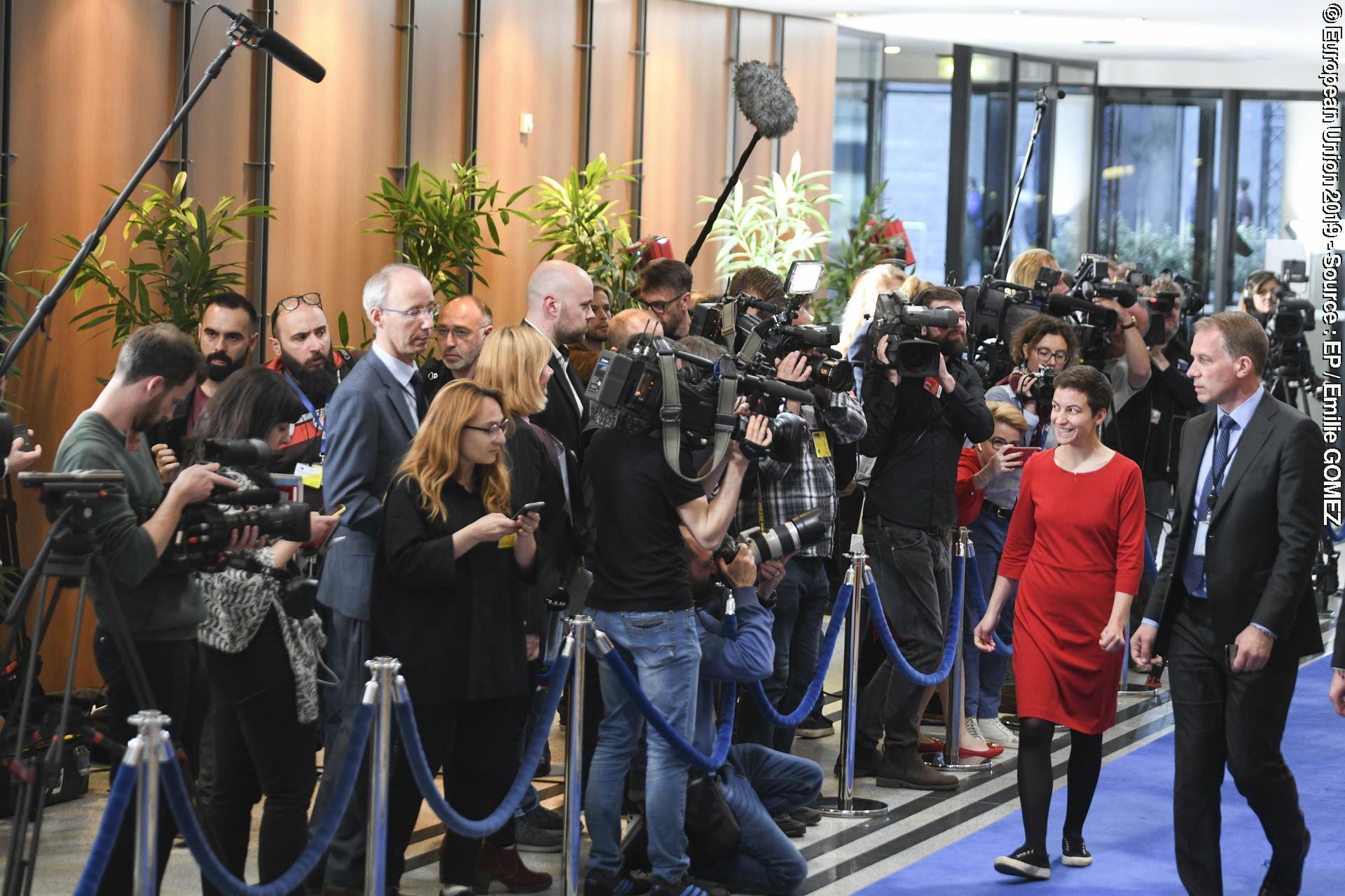 Fotografie 3: Arrivals of Candidates for the Presidency of the European Commission/Eurovision Debate - EU Elections 2019