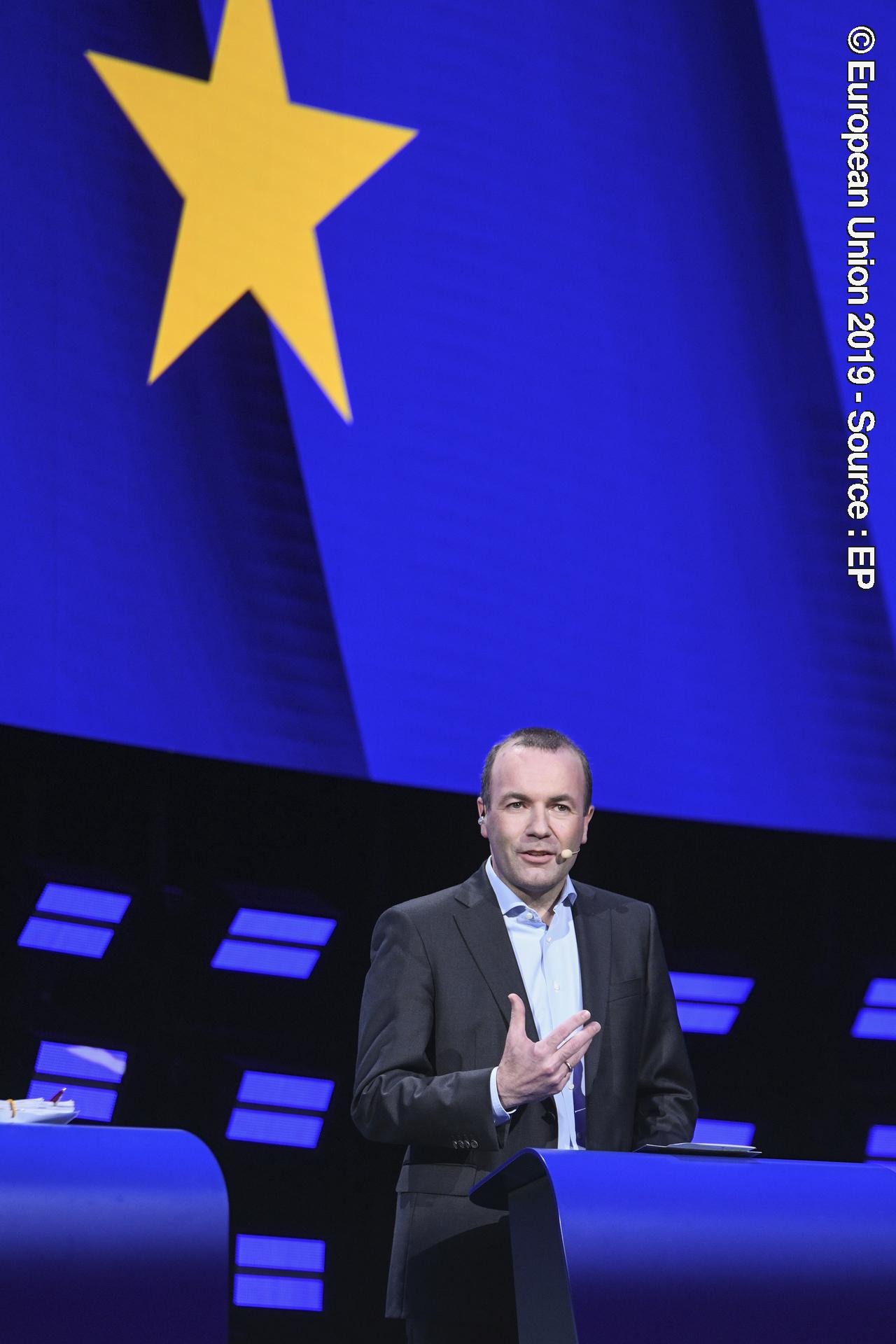 Foto 5: Candidates for the Presidency of the European Commission/Eurovision Debate - EU Elections 2019 - Manfred WEBER, lead candidate of the European People’s Party (EPP)