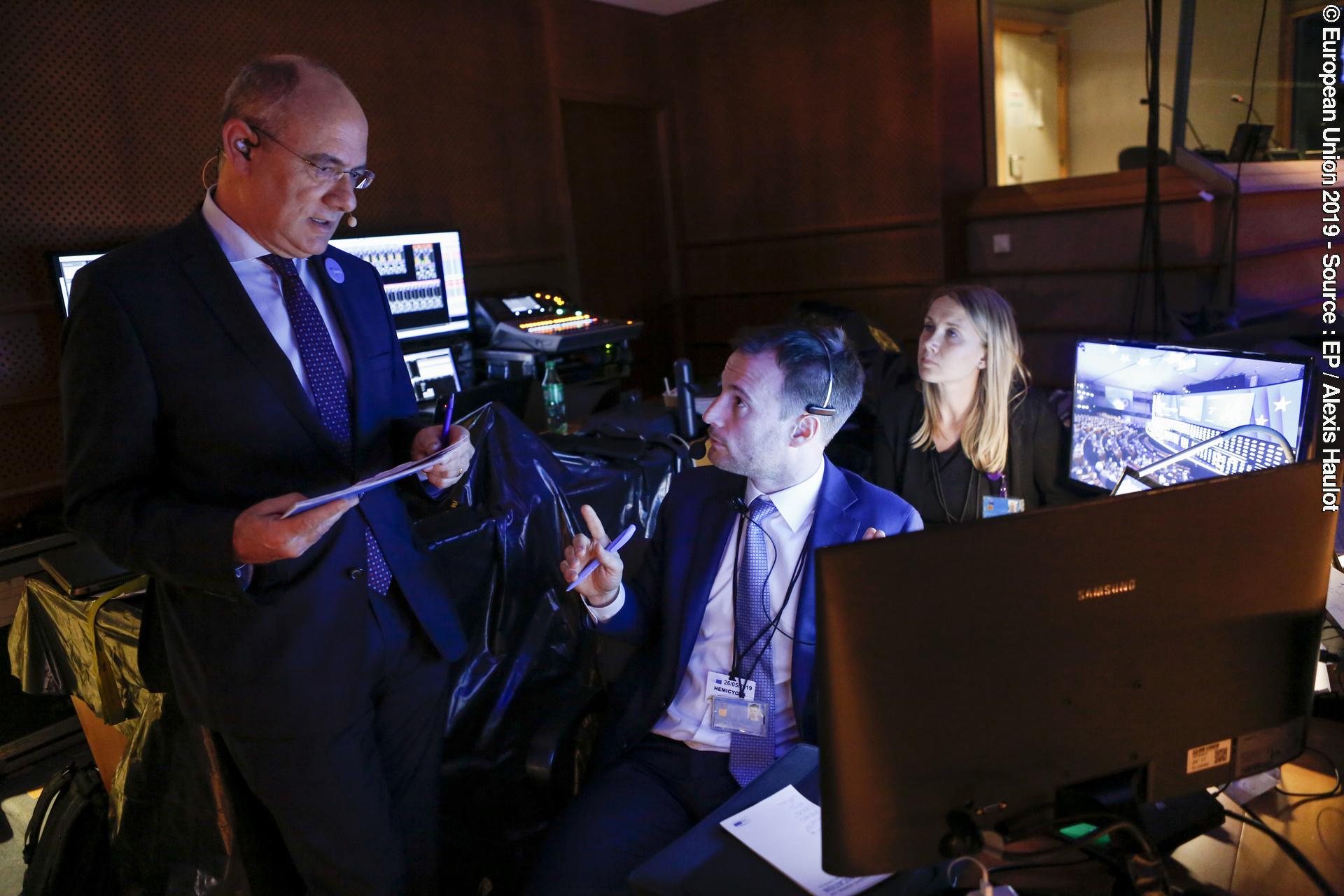 Fotografija 11: European Elections 2019 - Election night - backstage