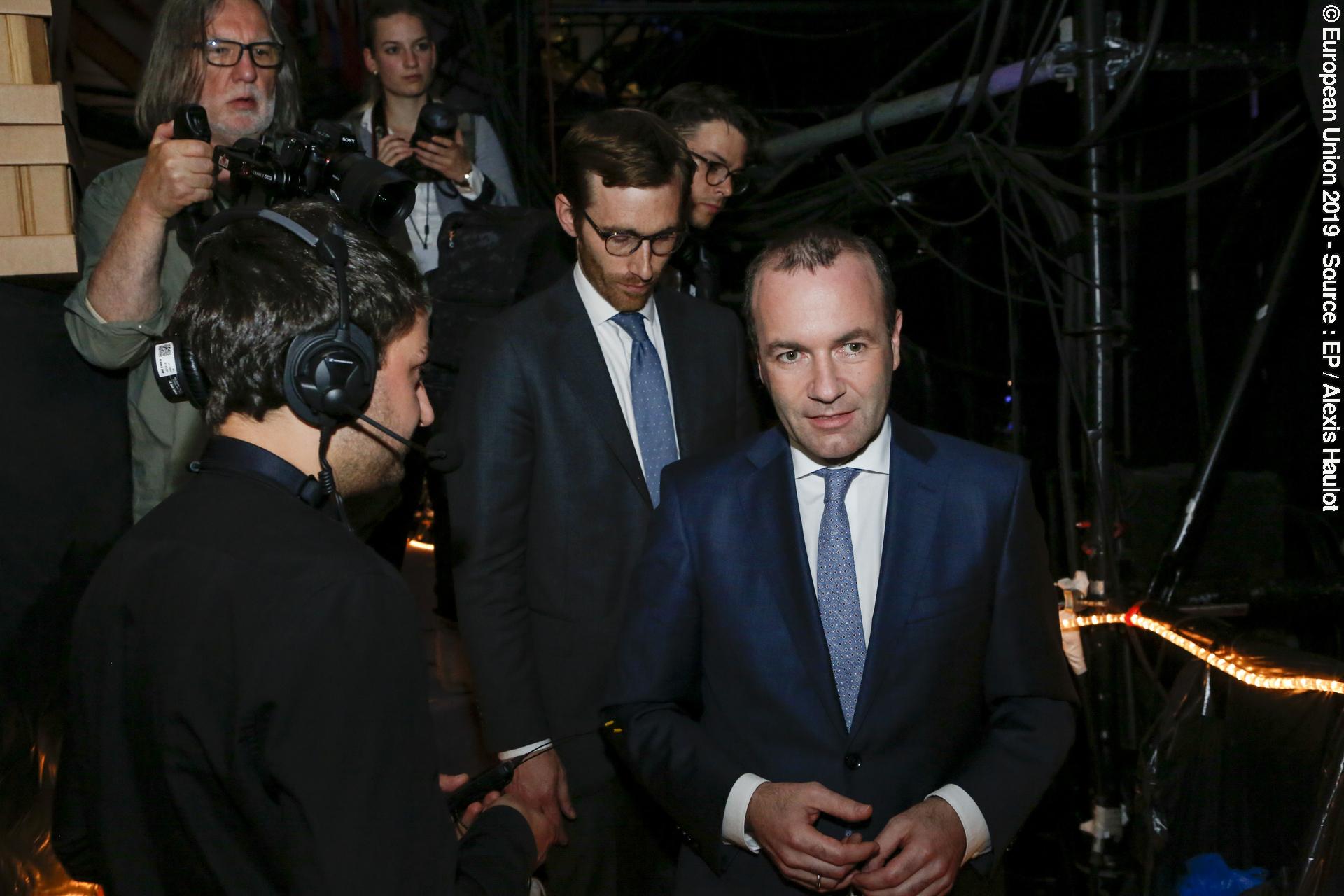 European Elections 2019 - Election night - backstage