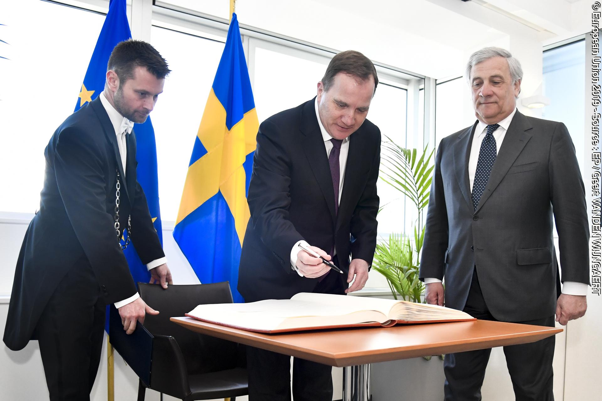 Foto 2: Visit of Stefan LOFVEN, Swedish Prime Minister