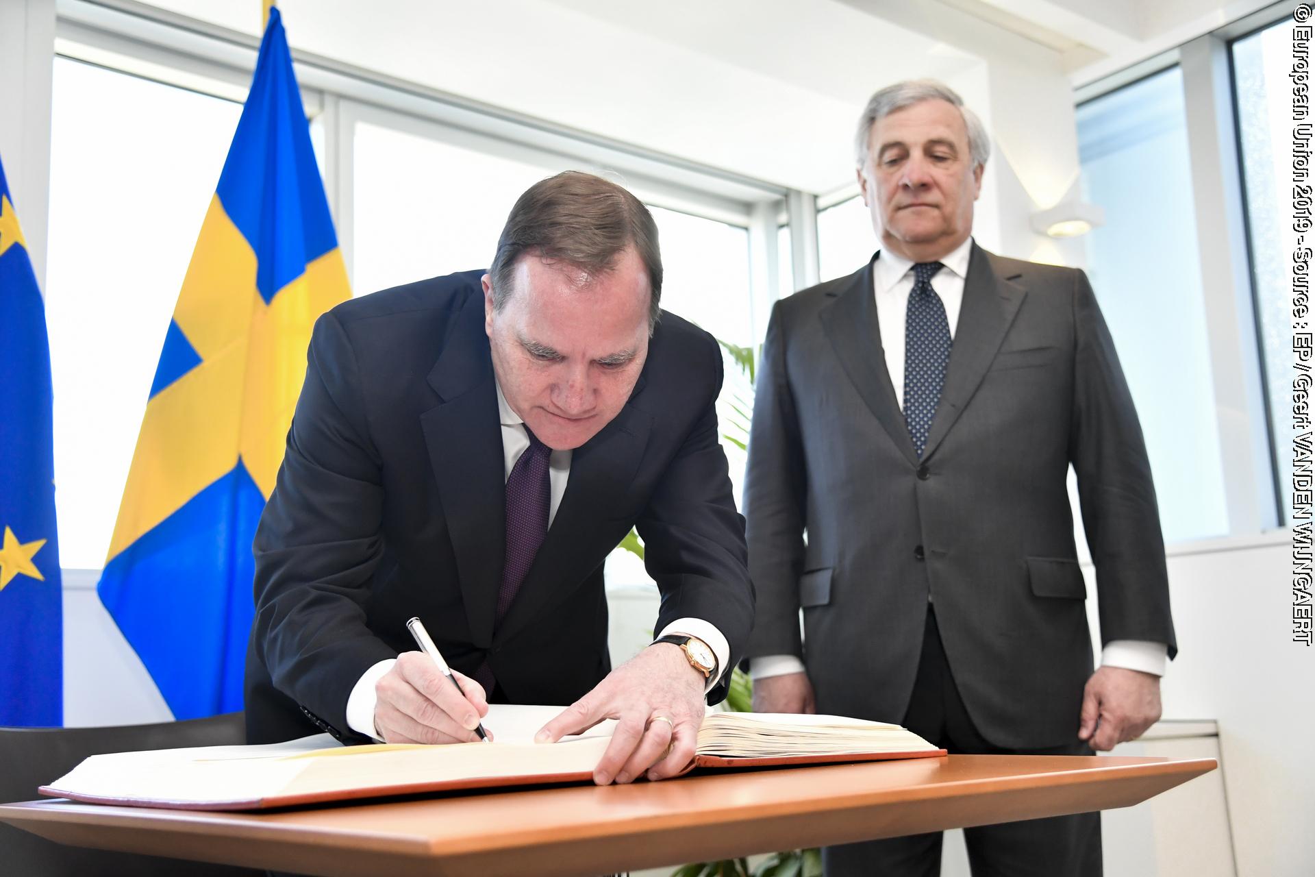 Foto 3: Visit of Stefan LOFVEN, Swedish Prime Minister