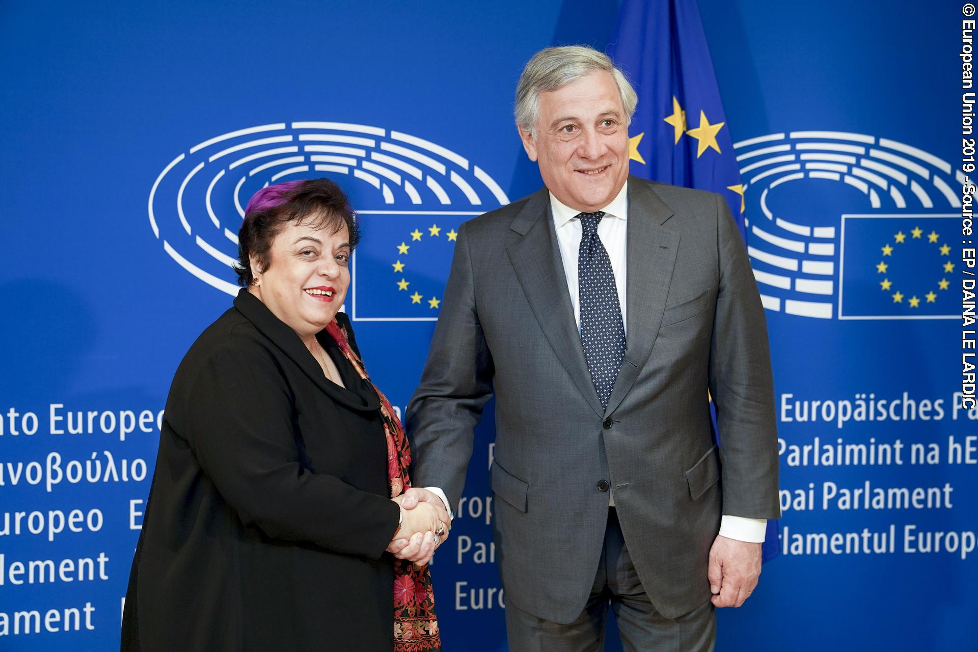 Fotogrāfija 8: Antonio TAJANI, EP President meets with vice-president of Pakistan.