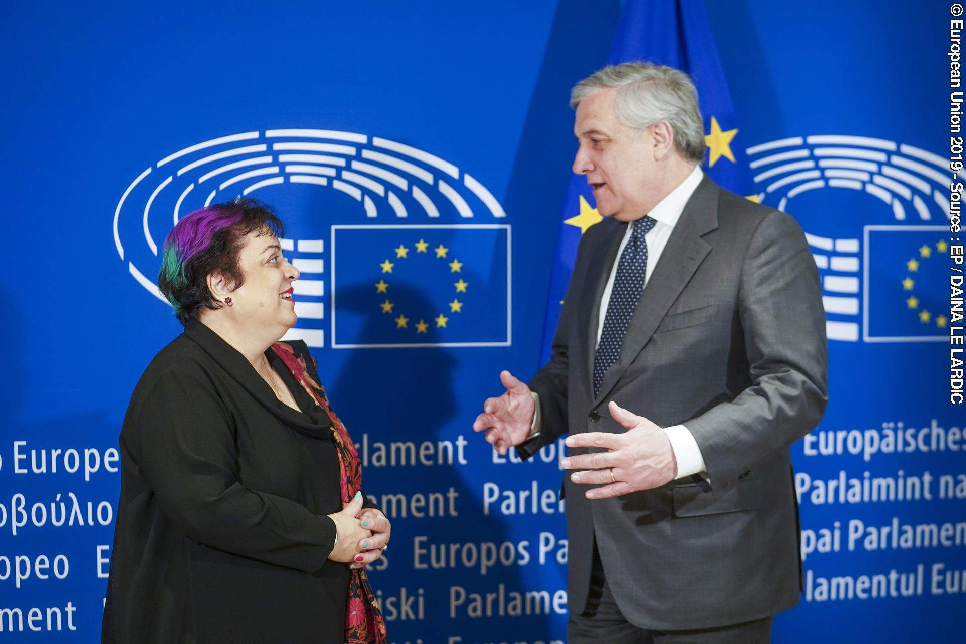 Fotogrāfija 2: Antonio TAJANI, EP President meets with vice-president of Pakistan.