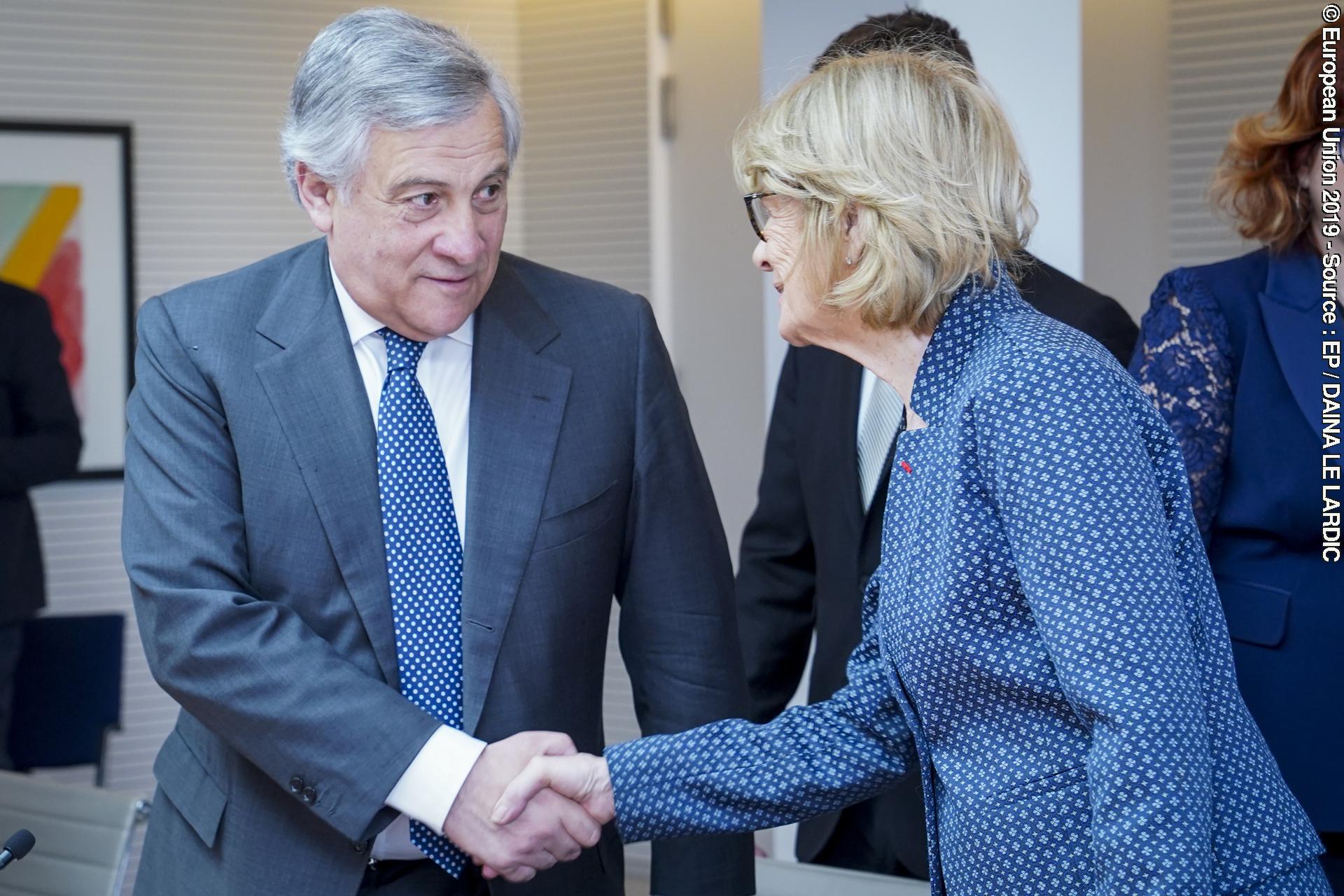 Foto 7: Antonio TAJANI - EP President meets with the European Jury of the Charlemagne Youth Prize