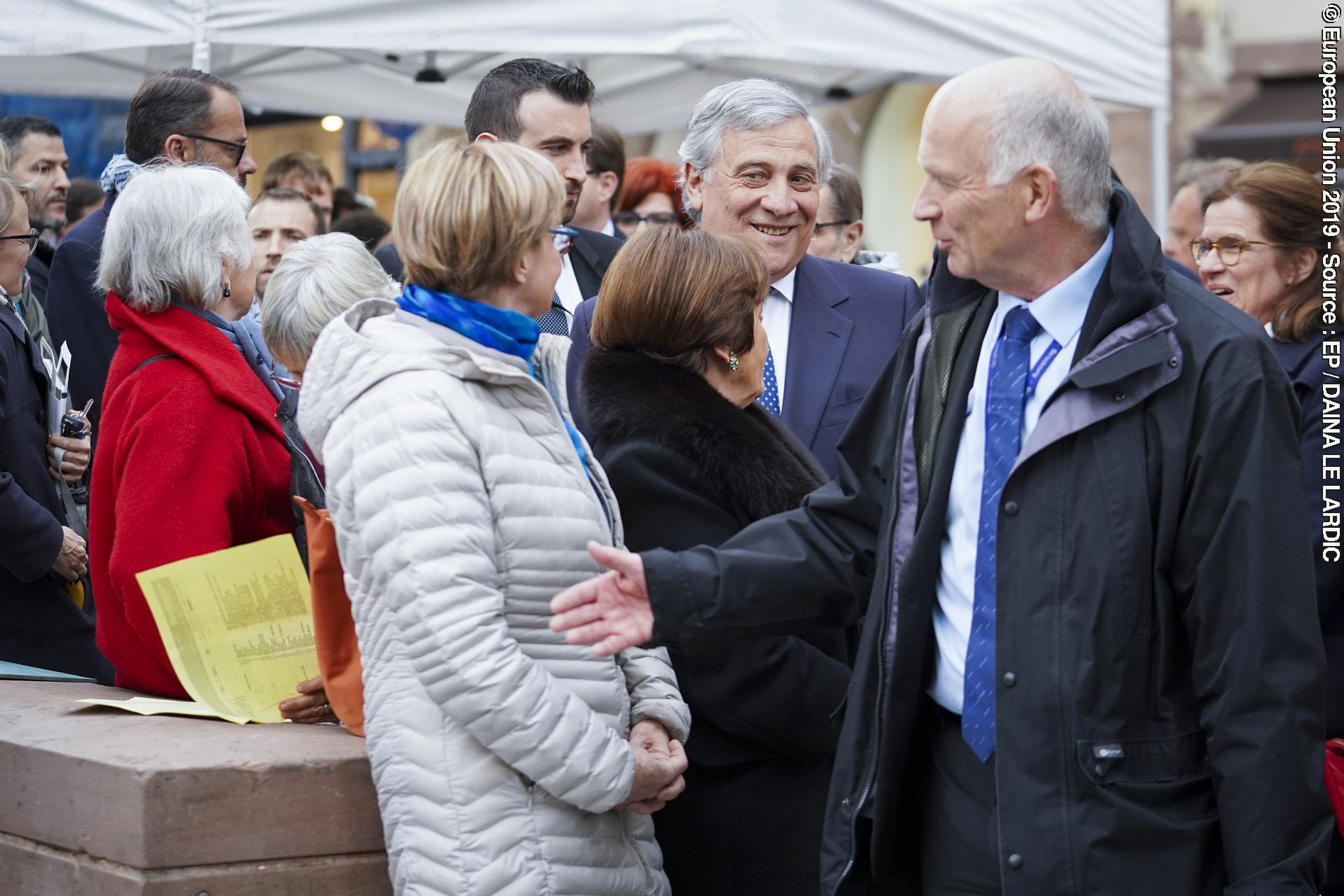 Inauguration of the statue Liebenzeller