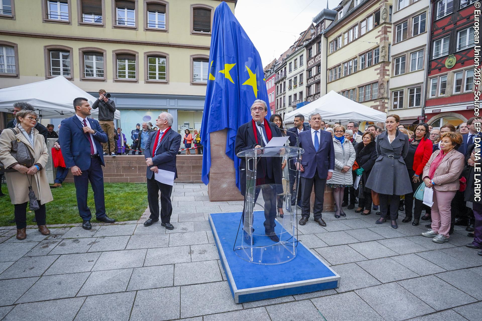 Inauguration of the statue Liebenzeller