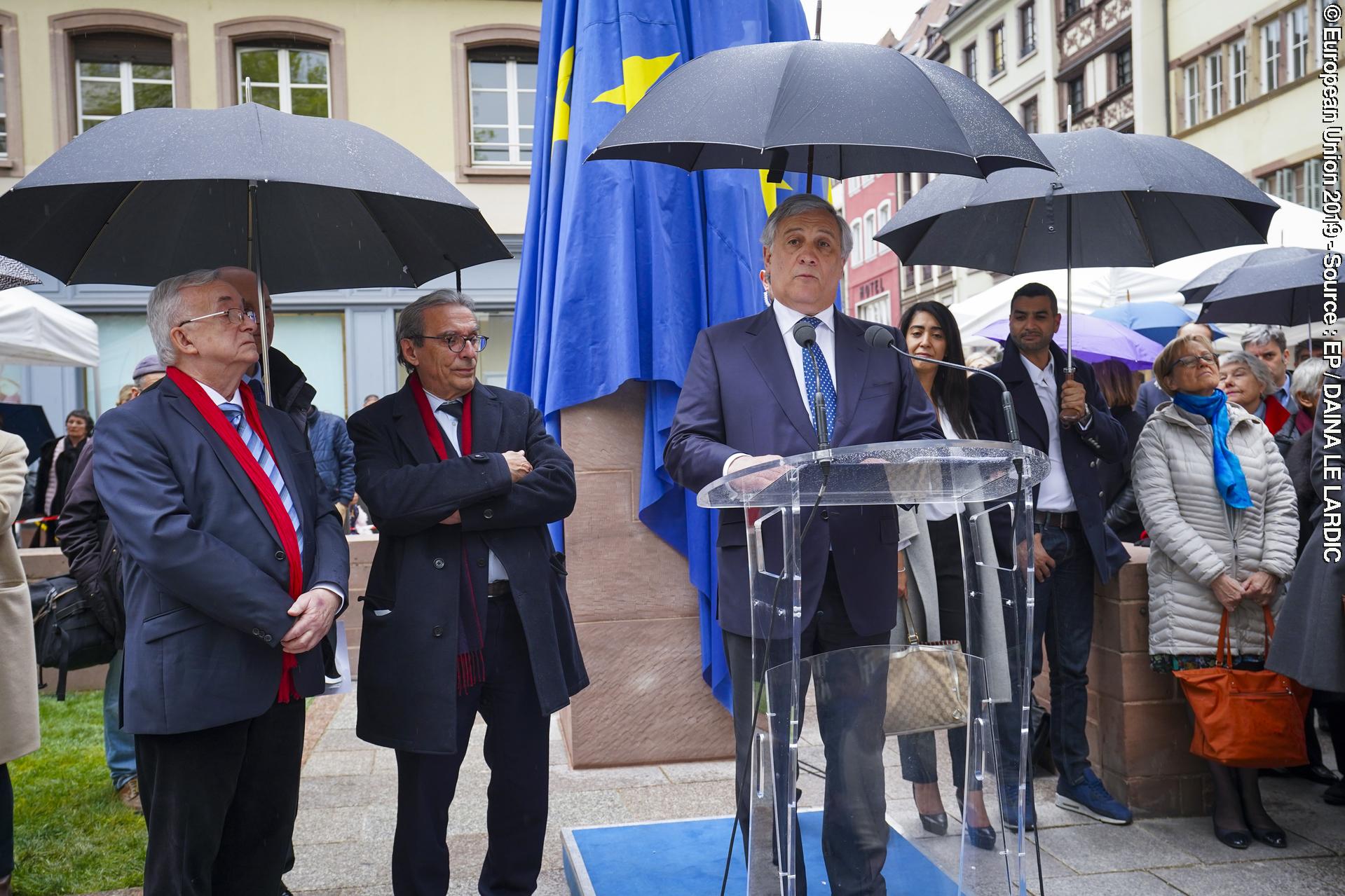 Inauguration of the statue Liebenzeller