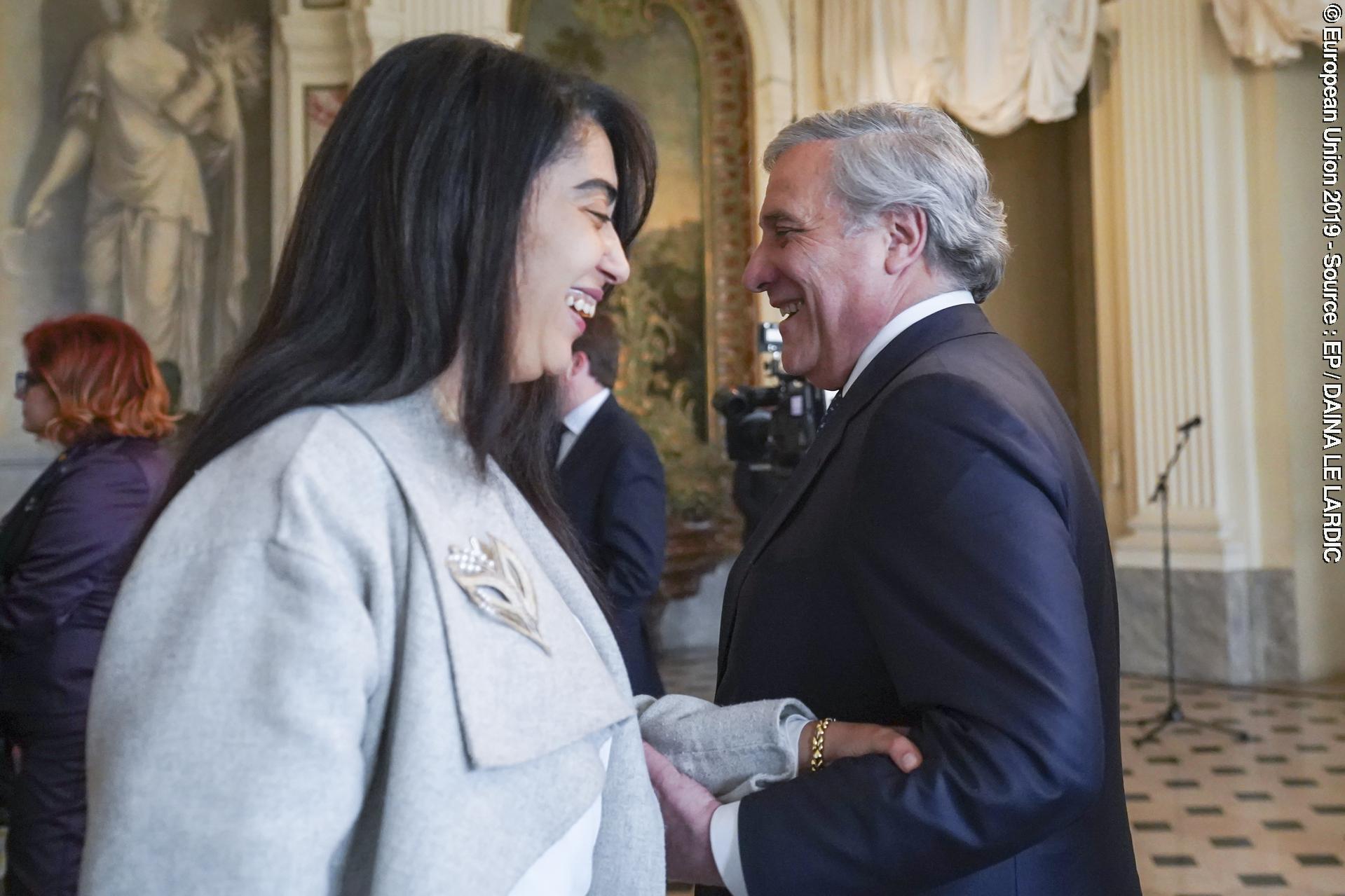 Zdjęcie 20: Antonio TAJANI, EP President receives the Medal of Honor from the city of Strasbourg