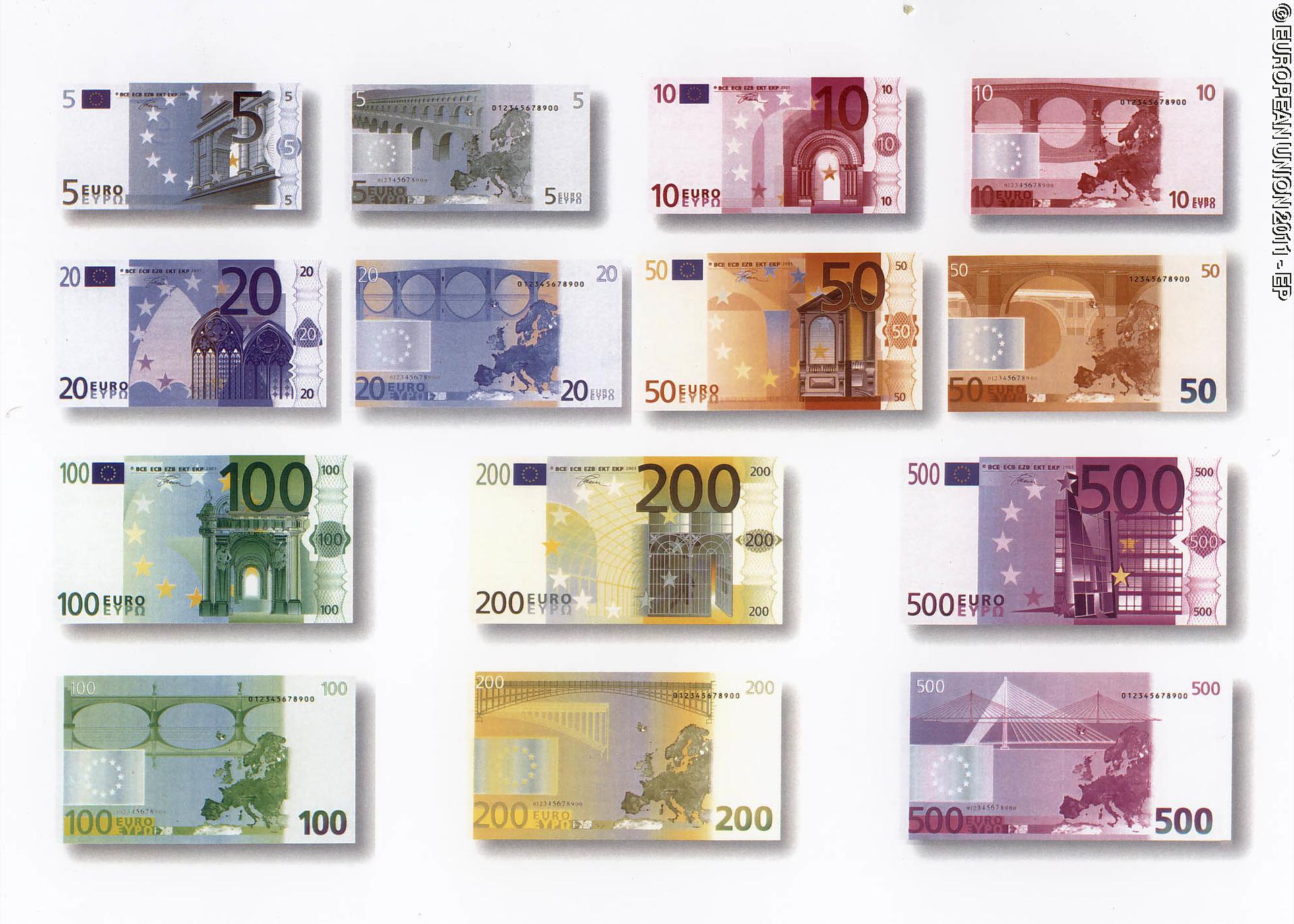 Euro - coins, banknotes, money and payments