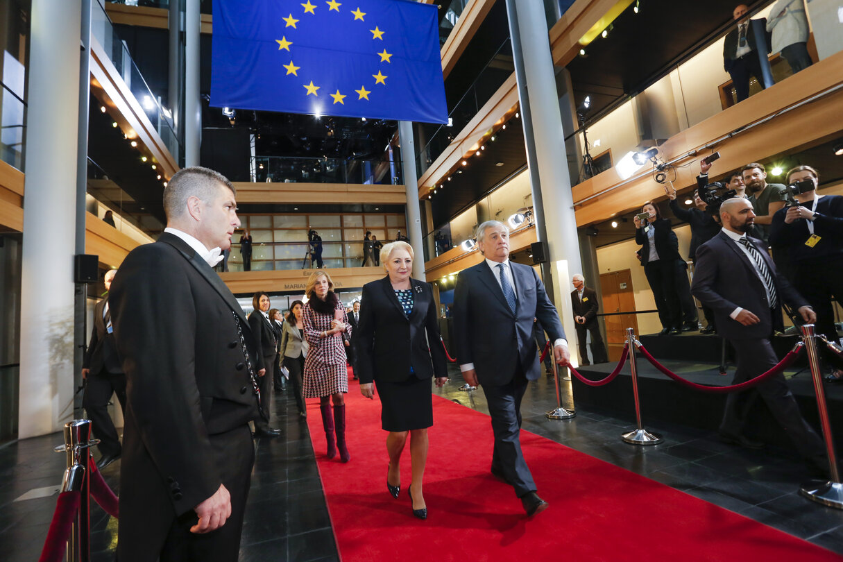 Visit of the Romanian Prime Minister- Official welcome