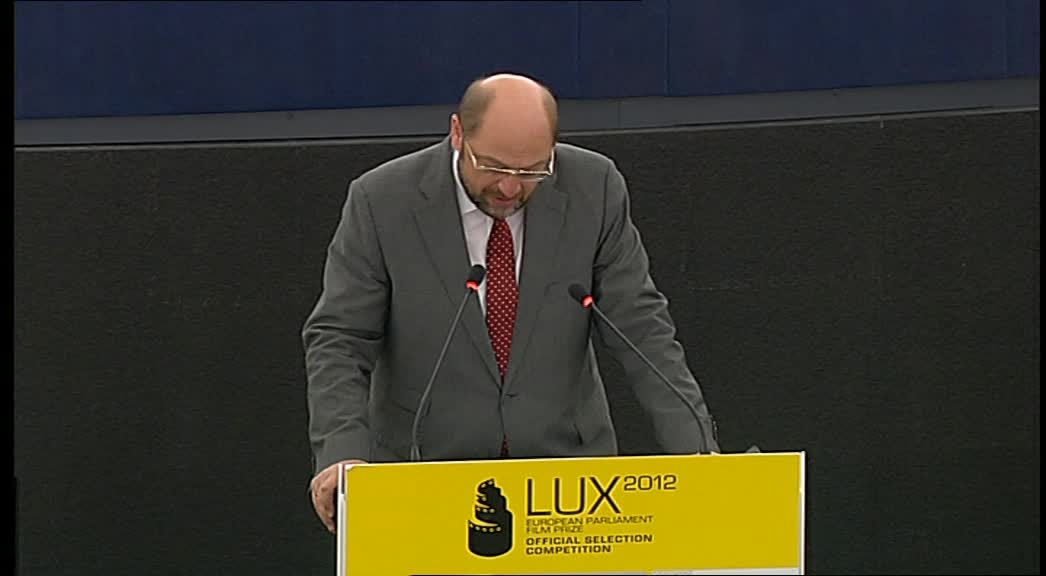 LUX Prize 2012: extracts from ceremony and statement by the laureate