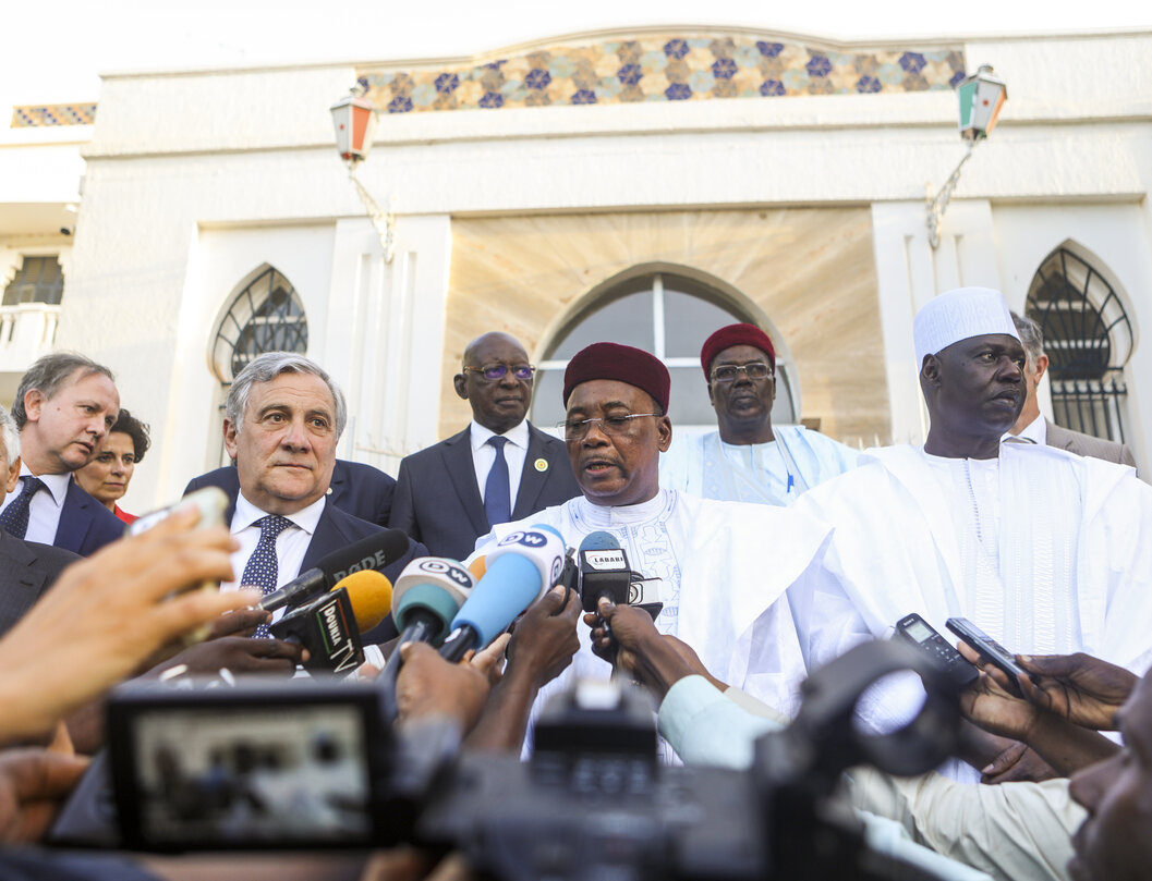 Official visit by Antonio TAJANI, EP President to Niger - Meeting with President Mahamadou Issoufou