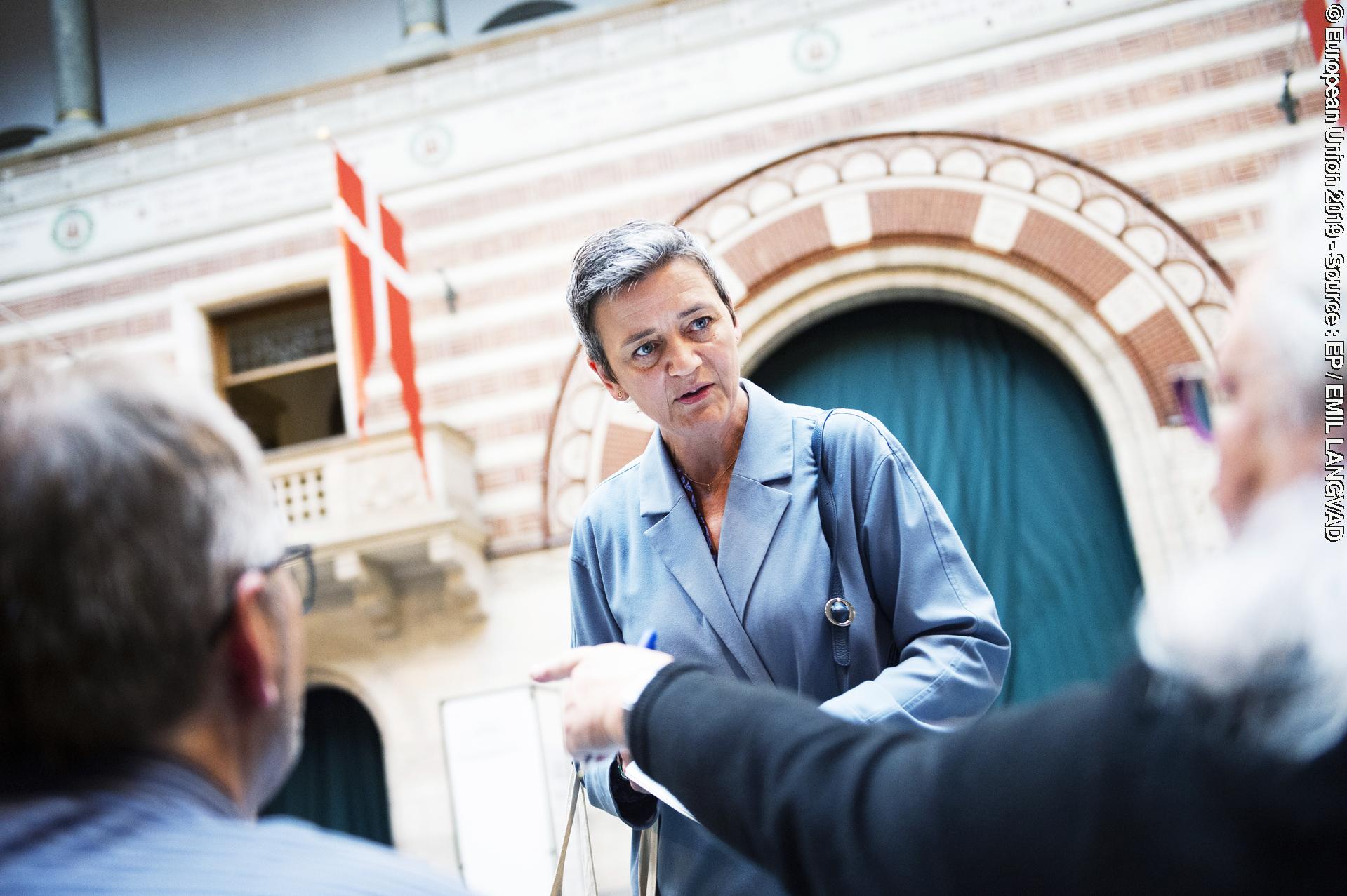 European Elections 2019 - Vote by Margrethe VESTAGER, ALDE lead candidate as member of Team Europe for the Presidency of the EC