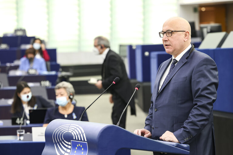 Fotografija 21: EP Plenary session - The deterioration of the situation of refugees as a consequence of Russian aggression against Ukraine