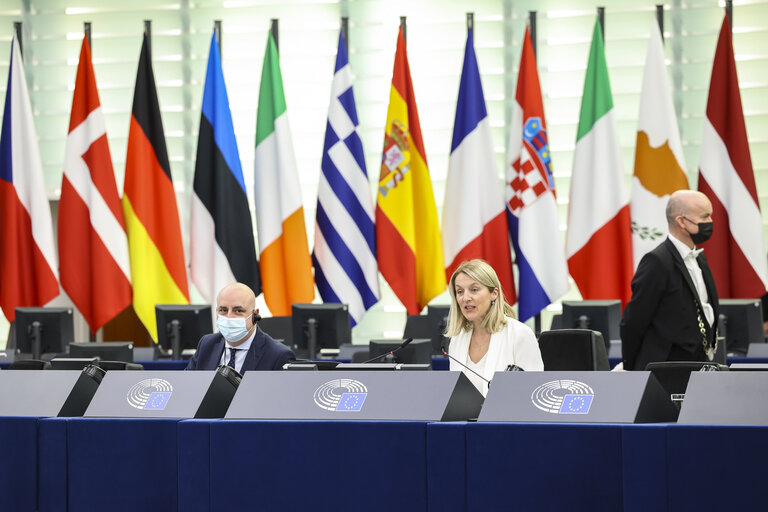 Fotografija 19: EP Plenary session - The deterioration of the situation of refugees as a consequence of Russian aggression against Ukraine